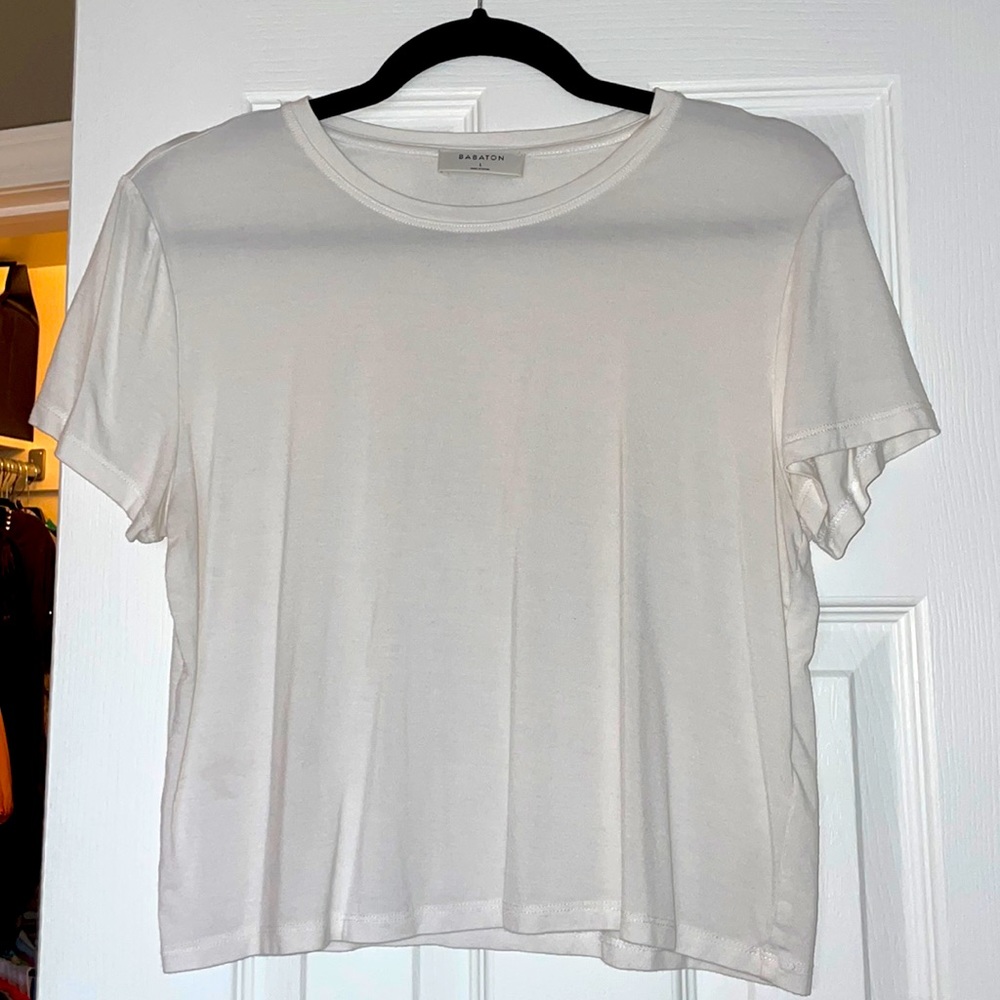 Babaton size large tee. Aritzia